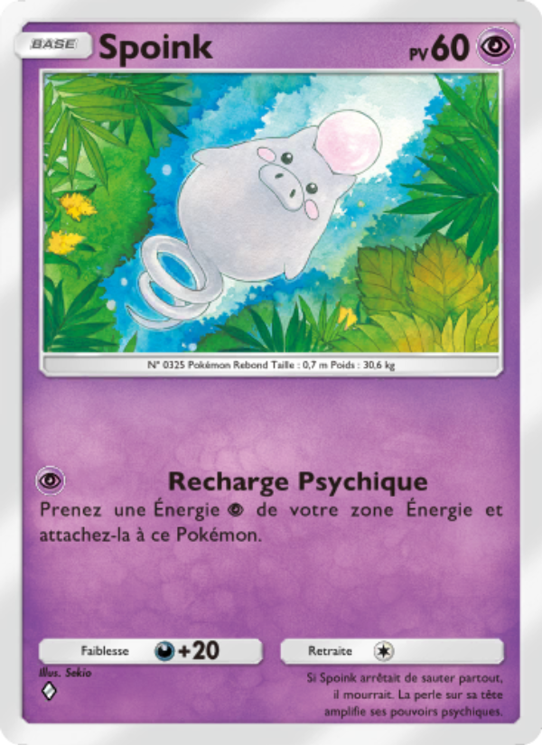 Spoink 071 — Celestial Guardians (French Pokémon TCG card)