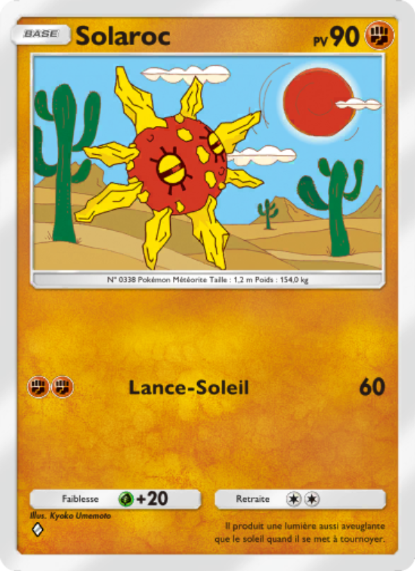 Solaroc 092 — Celestial Guardians (French Pokémon TCG card)