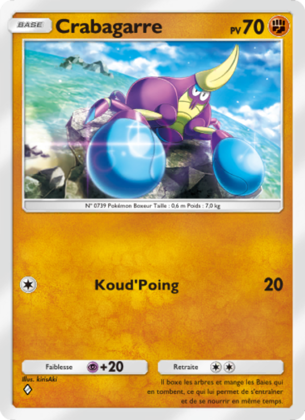 Crabagarre 097 — Celestial Guardians (French Pokémon TCG card)