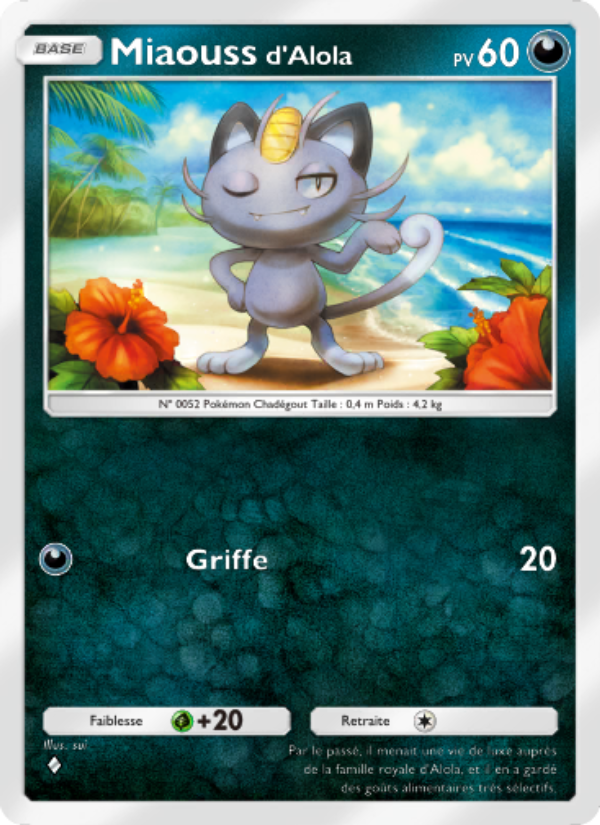 Miaoussd'Alola 108 — Celestial Guardians (French Pokémon TCG card)