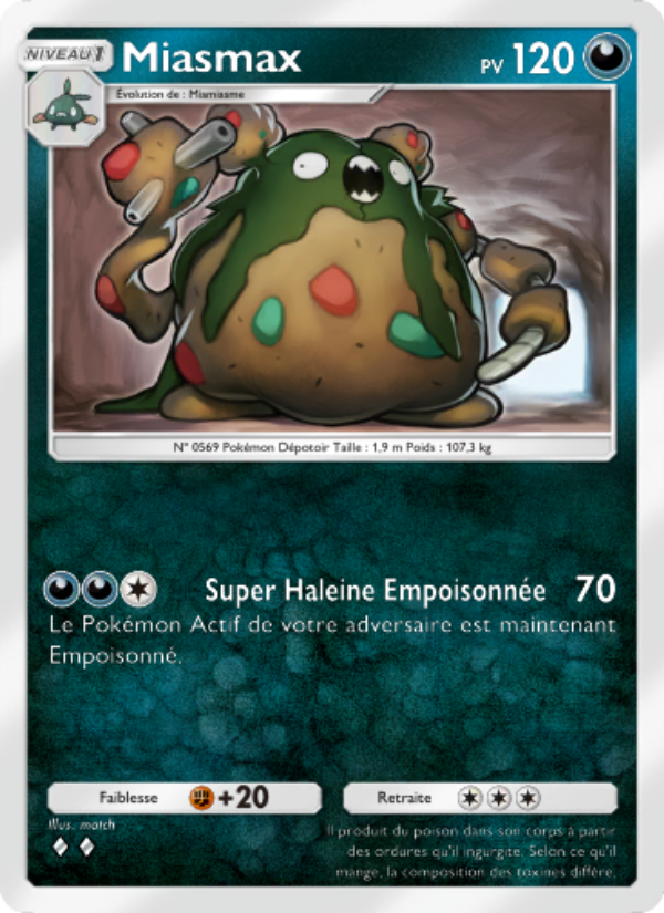 Miasmax 114 — Celestial Guardians (French Pokémon TCG card)
