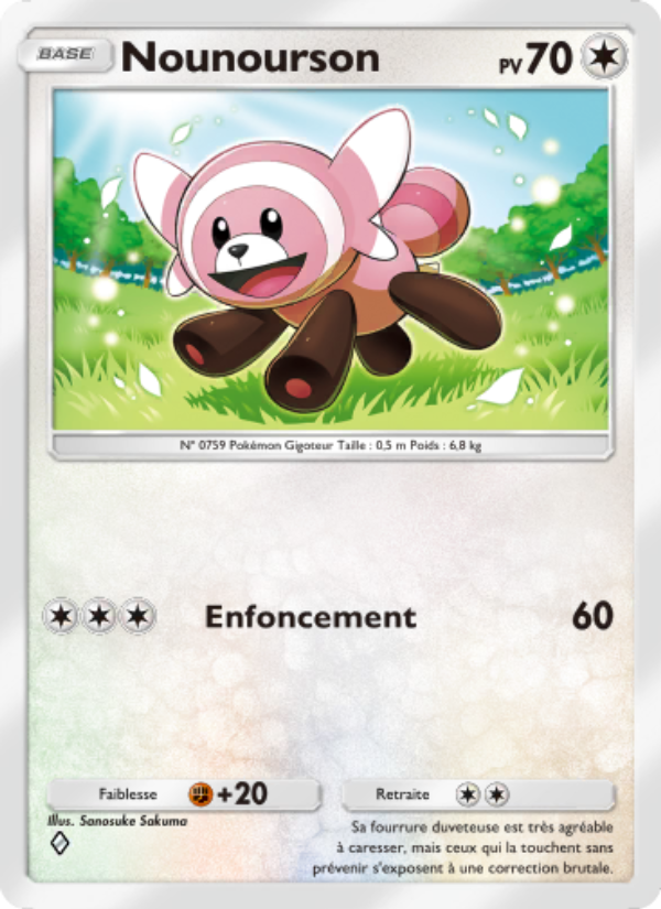 Nounourson 138 — Celestial Guardians (French Pokémon TCG card)