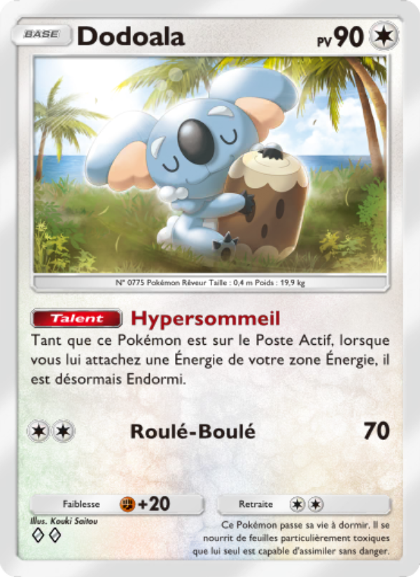 Dodoala 141 — Celestial Guardians (French Pokémon TCG card)