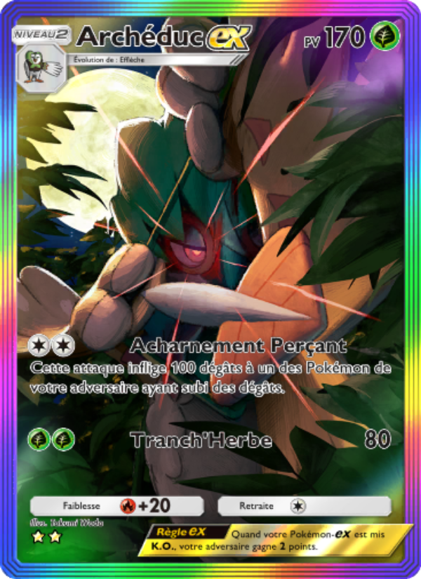 Archéduc-ex 198 — Celestial Guardians (French Pokémon TCG card)