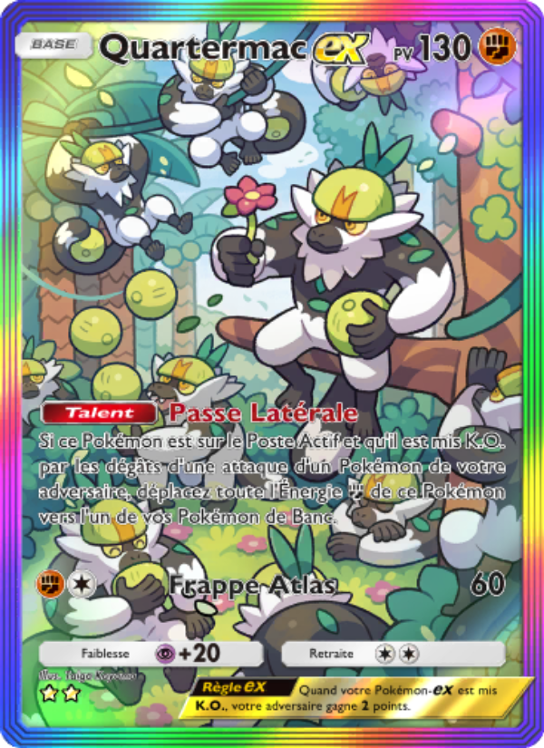 Quartermac-ex 205 — Celestial Guardians (French Pokémon TCG card)