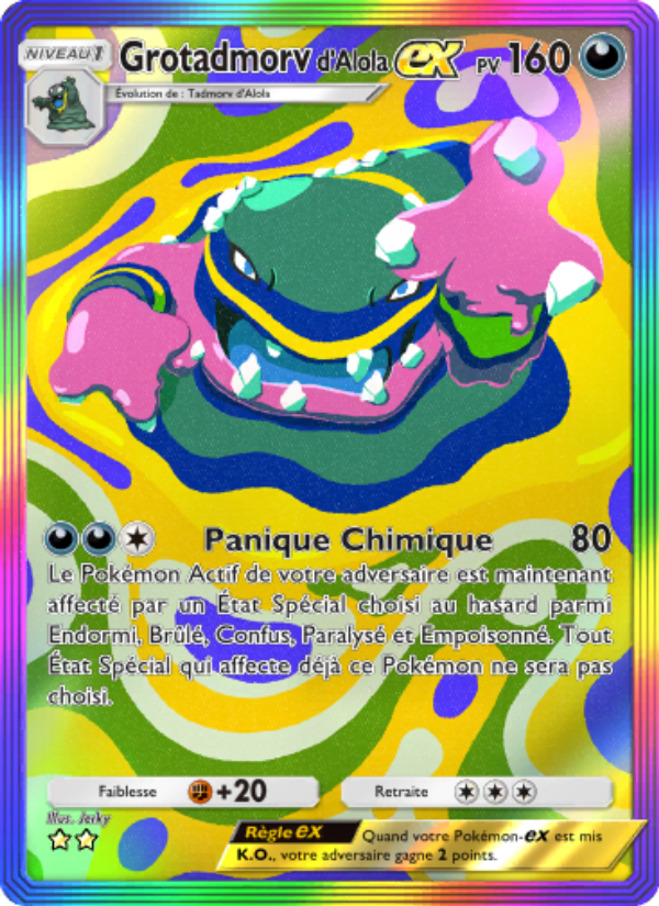 Grotadmorvd'Alola-ex 206 — Celestial Guardians (French Pokémon TCG card)