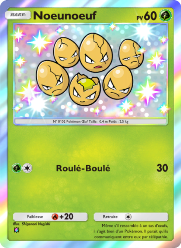 Noeunoeuf 213 — Celestial Guardians (French Pokémon TCG card)