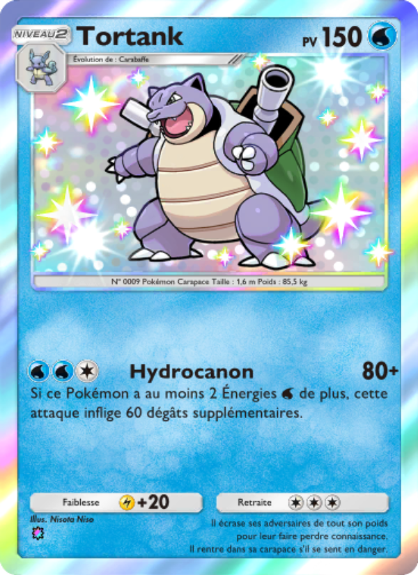 Tortank 217 — Celestial Guardians (French Pokémon TCG card)