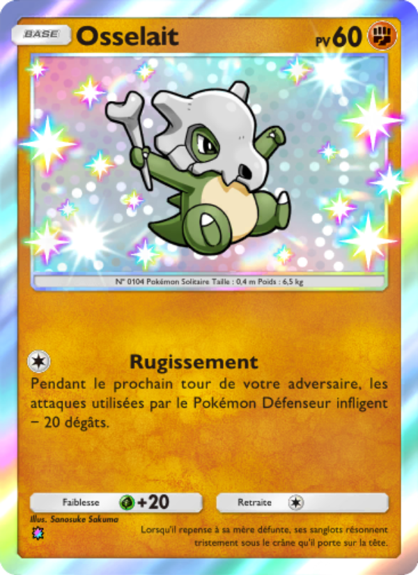 Osselait 226 — Celestial Guardians (French Pokémon TCG card)