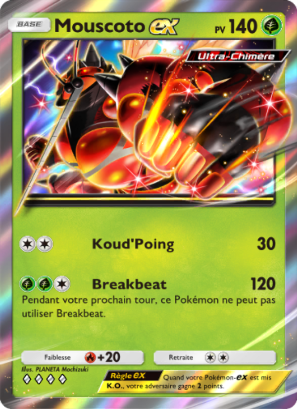 Mouscoto-ex 006 — Extradimensional Crisis (French Pokémon TCG card)