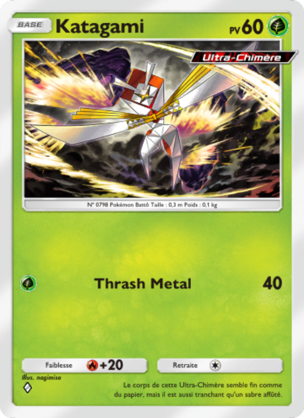 Katagami 008 — Extradimensional Crisis (French Pokémon TCG card)