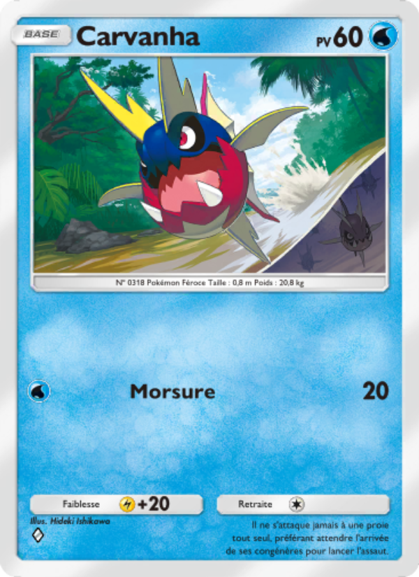 Carvanha 011 — Extradimensional Crisis (French Pokémon TCG card)