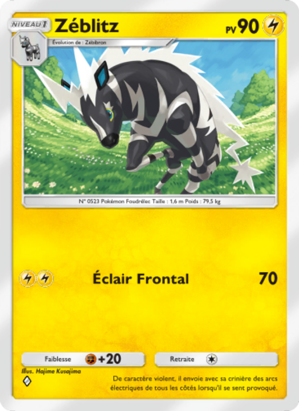 Zéblitz 017 — Extradimensional Crisis (French Pokémon TCG card)