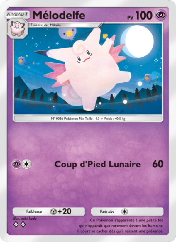 Mélodelfe 023 — Extradimensional Crisis (French Pokémon TCG card)