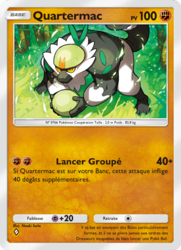 Quartermac 034 — Extradimensional Crisis (French Pokémon TCG card)