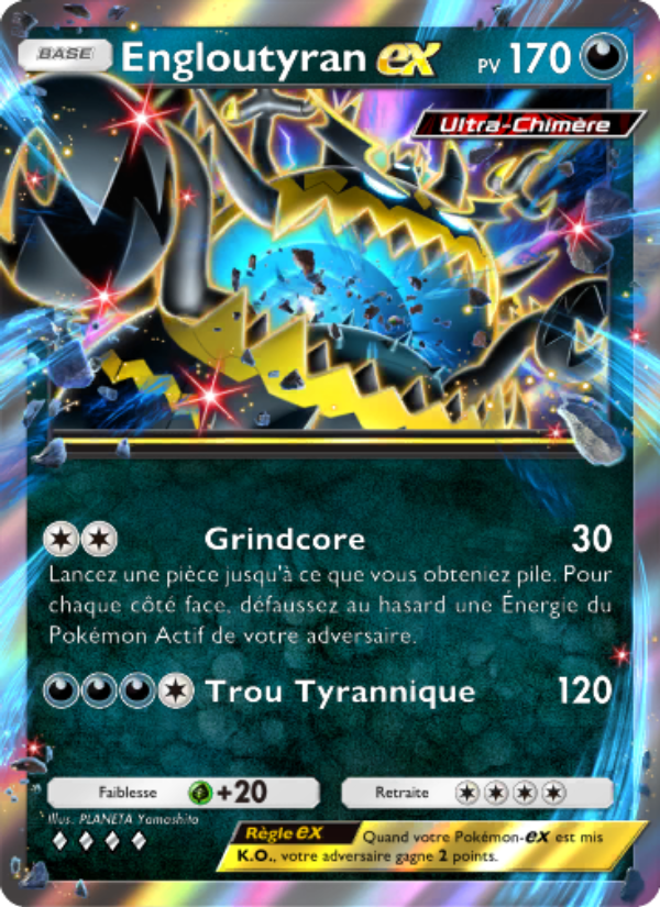 Engloutyran-ex 043 — Extradimensional Crisis (French Pokémon TCG card)
