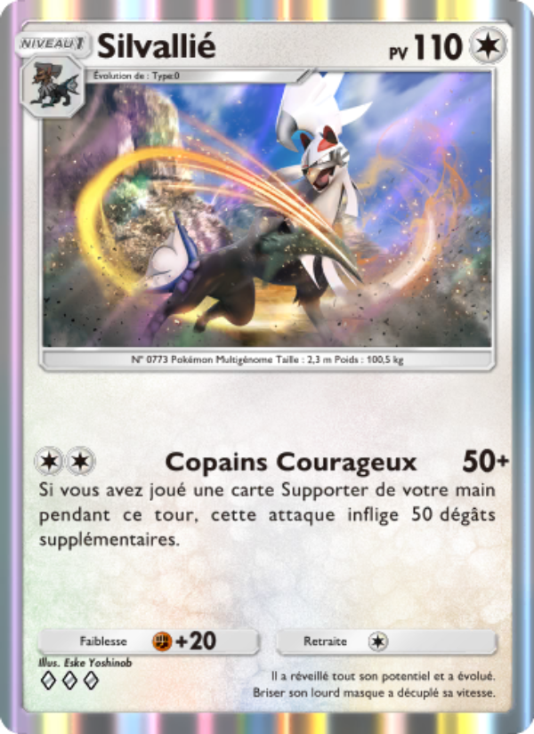 Silvallié 061 — Extradimensional Crisis (French Pokémon TCG card)