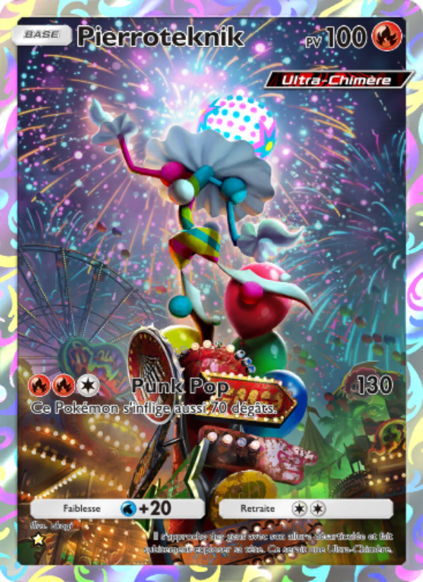 Pierroteknik 072 — Extradimensional Crisis (French Pokémon TCG card)