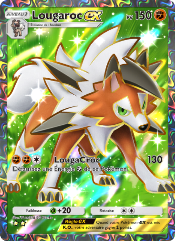 Lougaroc-ex 078 — Extradimensional Crisis (French Pokémon TCG card)