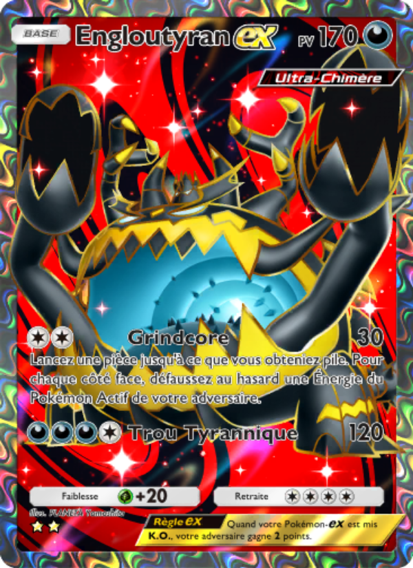 Engloutyran-ex 079 — Extradimensional Crisis (French Pokémon TCG card)