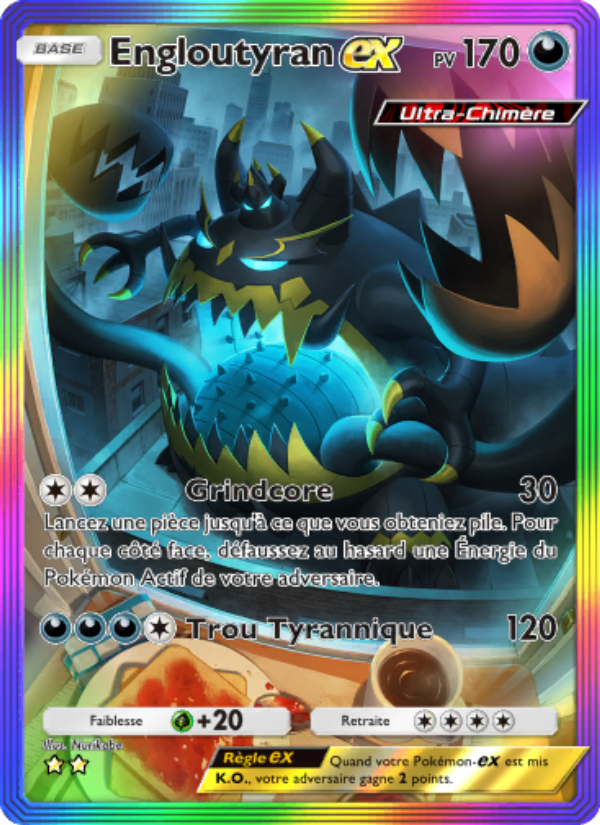 Engloutyran-ex 086 — Extradimensional Crisis (French Pokémon TCG card)