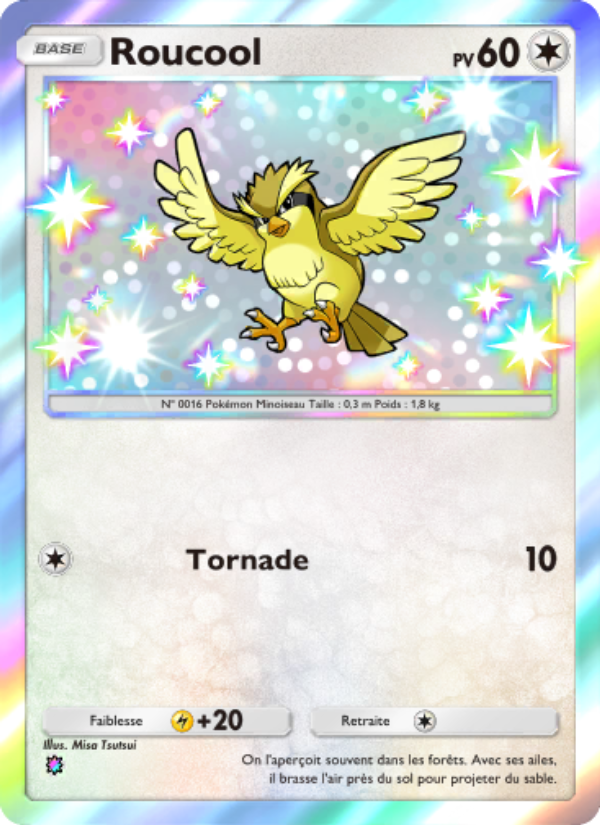 Roucool 095 — Extradimensional Crisis (French Pokémon TCG card)