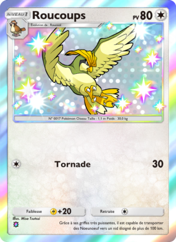 Roucoups 096 — Extradimensional Crisis (French Pokémon TCG card)