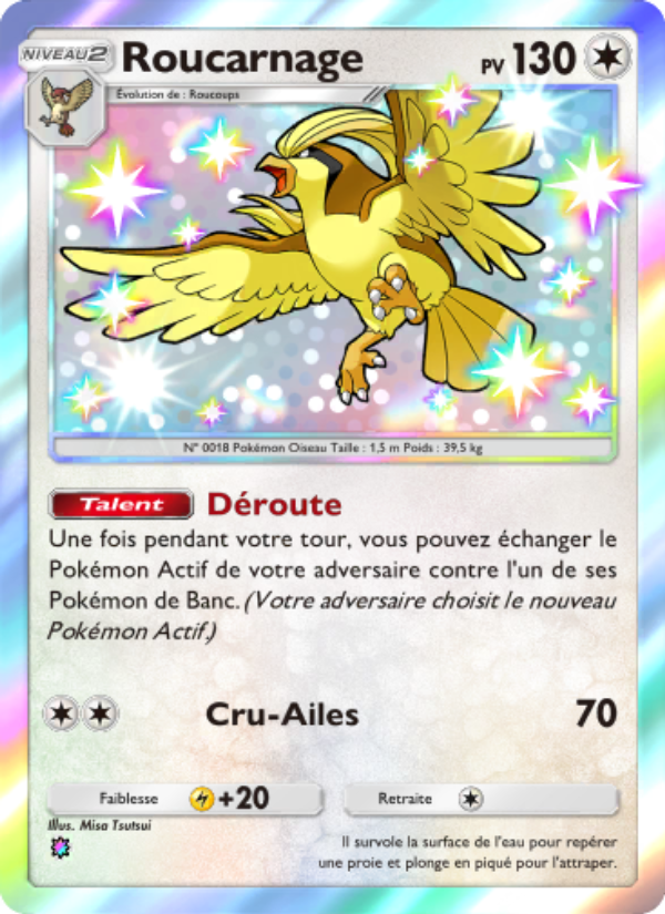 Roucarnage 097 — Extradimensional Crisis (French Pokémon TCG card)