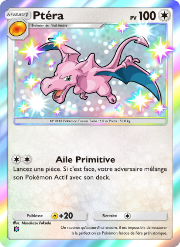 Ptéra 098 — Extradimensional Crisis (French Pokémon TCG card)