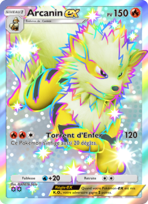 Arcanin-ex 100 — Extradimensional Crisis (French Pokémon TCG card)