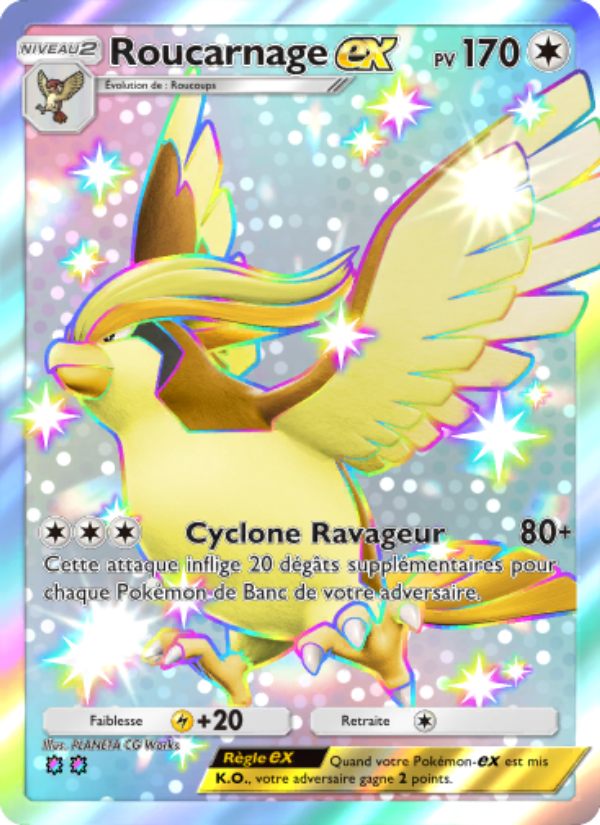 Roucarnage-ex 102 — Extradimensional Crisis (French Pokémon TCG card)
