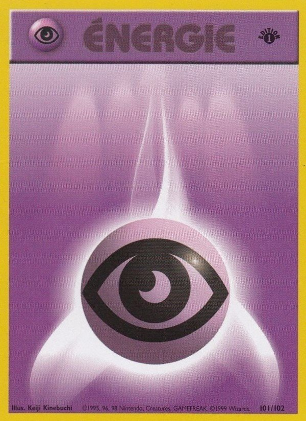 Énergie Psy 101 — Base Set (French Pokémon TCG card)