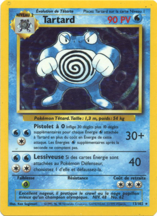 Tartard 13 — Base Set (French Pokémon TCG card)