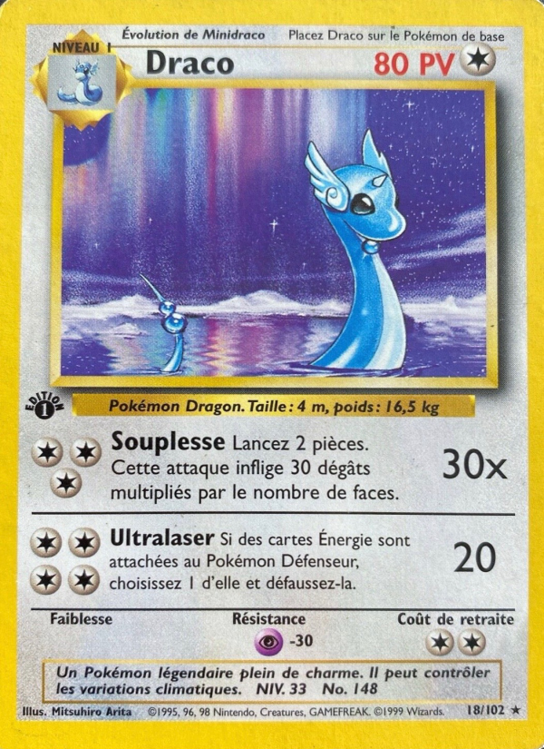 Draco 18 — Base Set (French Pokémon TCG card)