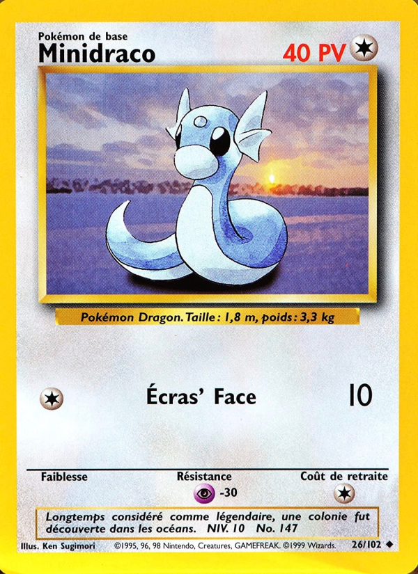 Minidraco 26 — Base Set (French Pokémon TCG card)