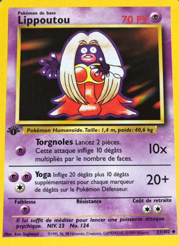 Lippoutou 31 — Base Set (French Pokémon TCG card)