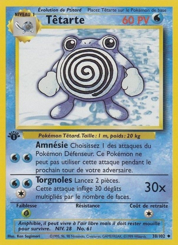 Têtarte 38 — Base Set (French Pokémon TCG card)