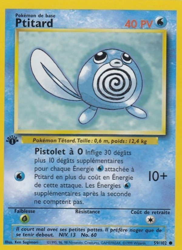 Ptitard 59 — Base Set (French Pokémon TCG card)