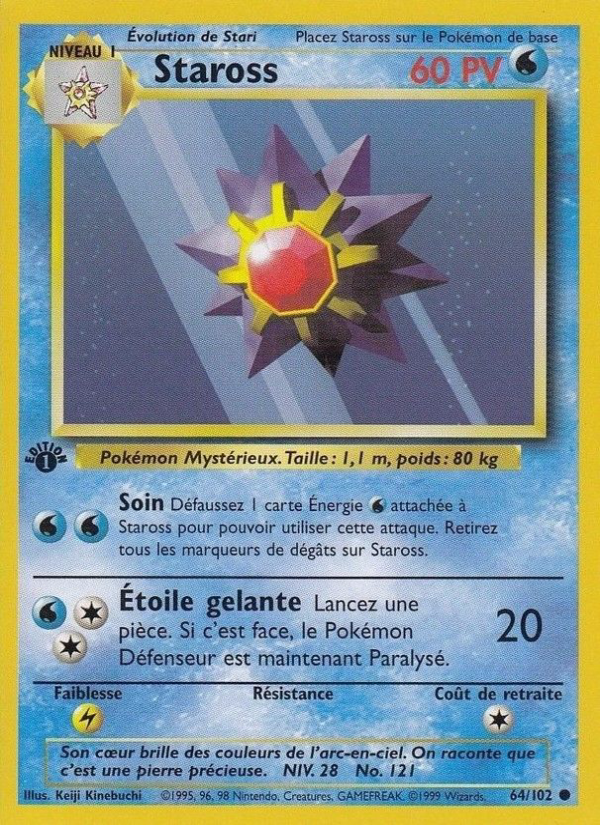 Staross 64 — Base Set (French Pokémon TCG card)