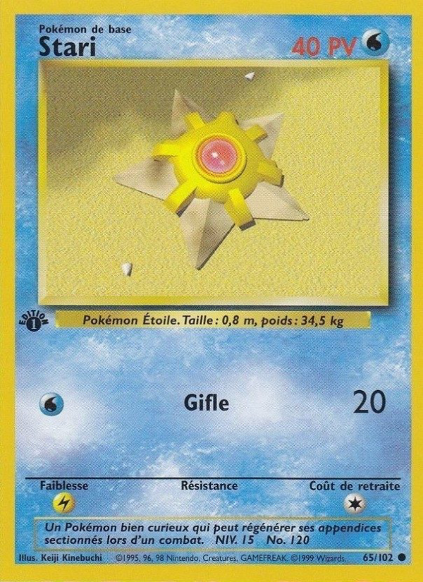 Stari 65 — Base Set (French Pokémon TCG card)