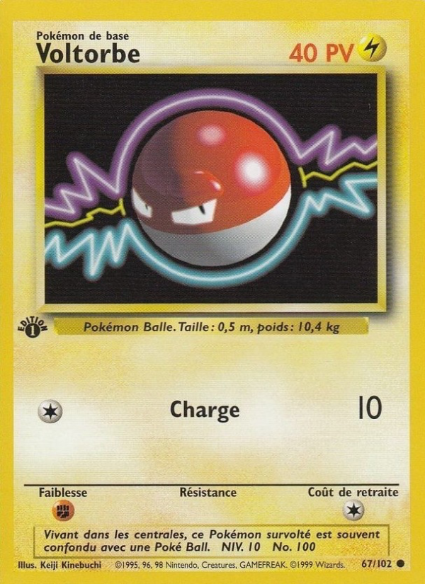 Voltorbe 67 — Base Set (French Pokémon TCG card)
