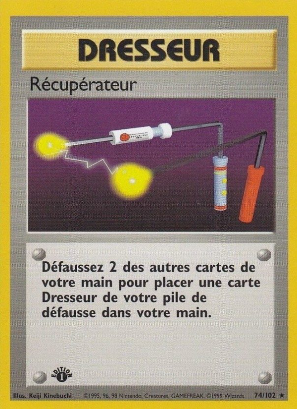 Récupérateur 74 — Base Set (French Pokémon TCG card)