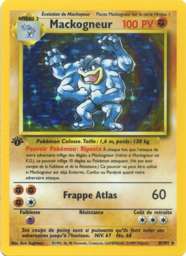 Mackogneur 8 — Base Set (French Pokémon TCG card)