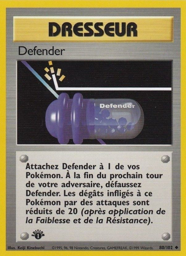 Defender 80 — Base Set (French Pokémon TCG card)