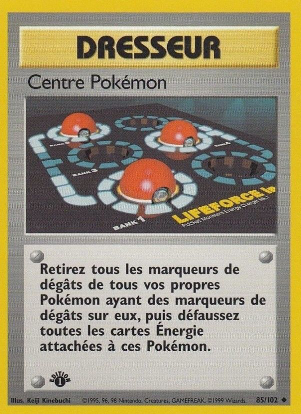 Centre Pokémon 85 — Base Set (French Pokémon TCG card)