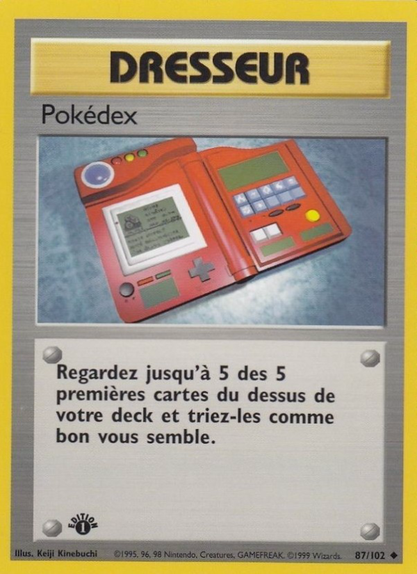 Pokédex 87 — Base Set (French Pokémon TCG card)