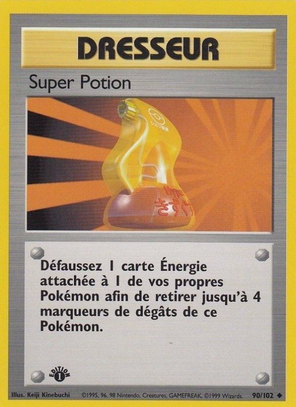 Super Potion 90 — Base Set (French Pokémon TCG card)