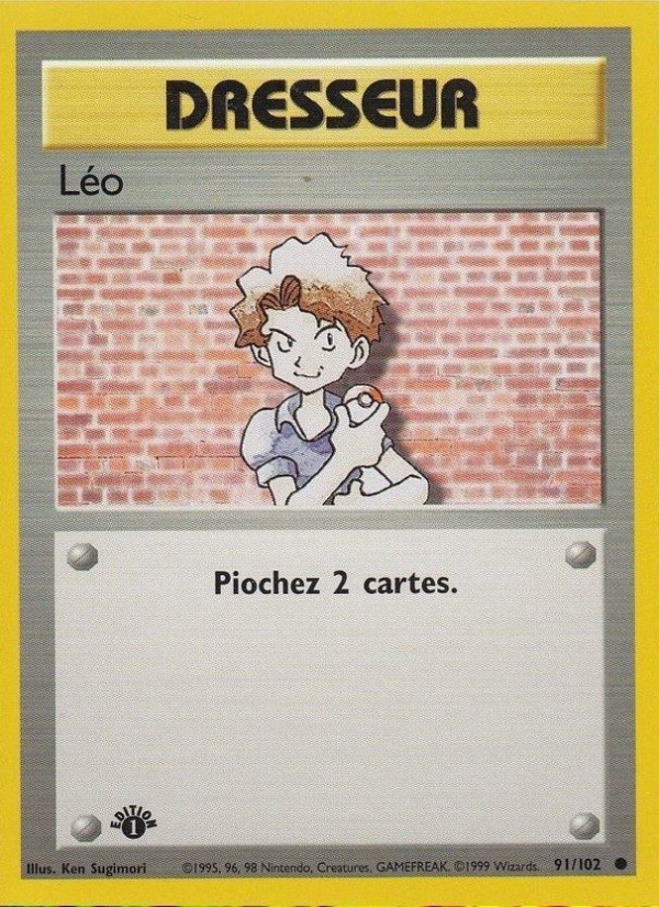 Léo 91 — Base Set (French Pokémon TCG card)