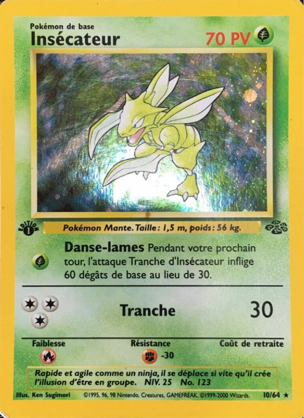 Insécateur 10 — Jungle (French Pokémon TCG card)