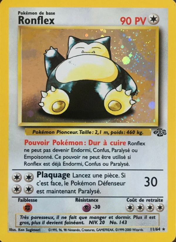 Ronflex 11 — Jungle (French Pokémon TCG card)